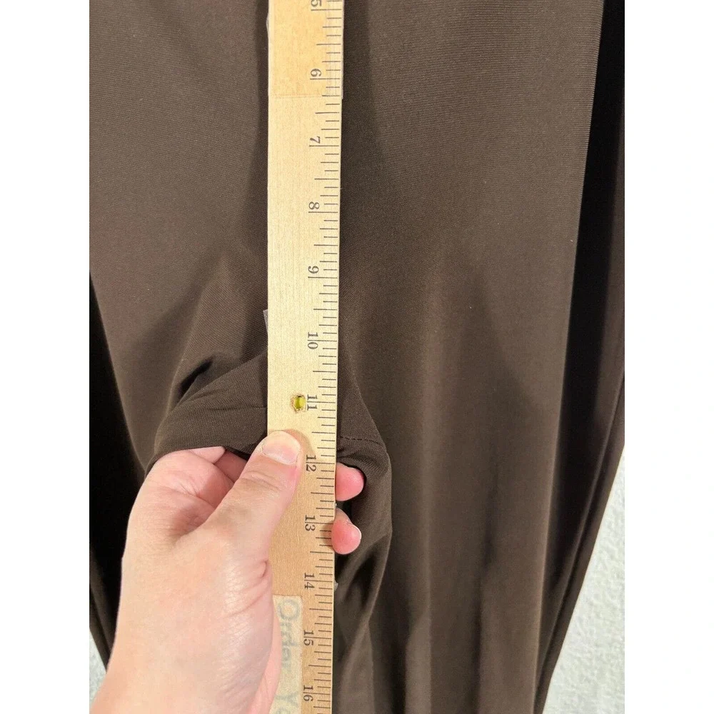 Joseph Ribkoff Pants Women’s Size‎ 12 Stretch Ponte Knit Solid Brown